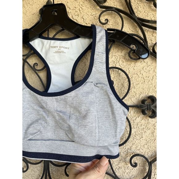 Tory Burch Sports Bra - Size Small - Gray - Picture 3 of 6